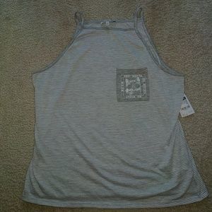 Gray Striped Kitten Tank